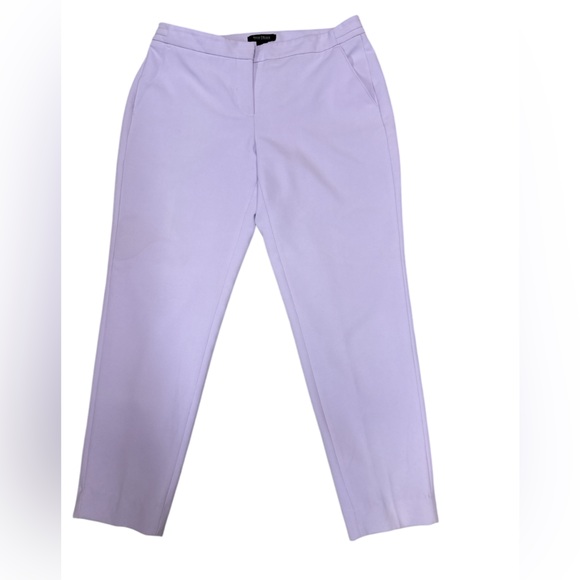 White House Black Market Pants - White House Black Market Tapered Ankle Pastel Purple Dress Trouser 8R EUC
